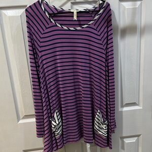 Matilda Jane Women's Top long sleeves with pockets size M